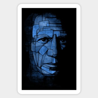 Picasso's Face Sticker